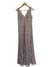 Vera Wang 100% Polyester Floral Tan Cocktail Dress Size 10 - photo 2