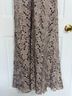 Vera Wang 100% Polyester Floral Tan Cocktail Dress Size 10 - photo 4
