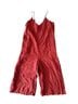 Athleta 100% Linen Red Burgundy Romper Size 8 - photo 1
