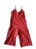Athleta 100% Linen Red Burgundy Romper Size 8 - photo 2