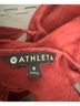Athleta 100% Linen Red Burgundy Romper Size 8 - photo 3
