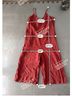 Athleta 100% Linen Red Burgundy Romper Size 8 - photo 6