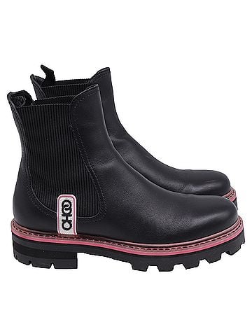 Jimmy Choo Jimmy Choo Blayse Chelsea Ankle Boots in Black Leather (view 1)