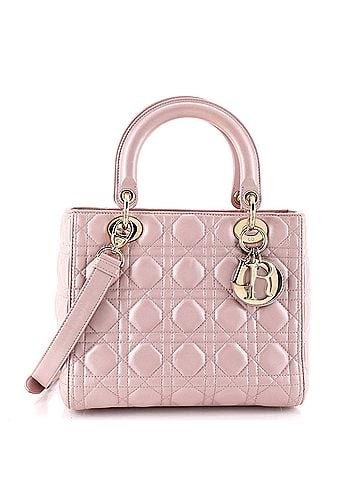 Christian Dior Lady Dior Bag Cannage Quilt Lambskin Medium (view 1)
