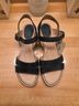 Born 100% Leather Black Sandals Size 8 - photo 9