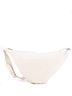 Prada 100% Leather White Triangle Logo Zip Messenger Leather Large One size - photo 1