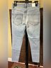 Express Solid Blue Jeans Size 6 - photo 5