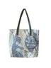 Coach 100% Coated Canvas Print Black White Tote One size - photo 2