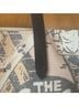 Coach 100% Coated Canvas Print Black White Tote One size - photo 3