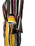 Express 100% Rayon Stripes Red Yellow White Romper Size L - photo 7