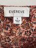 Evereve Floral Brown Sleeveless Blouse Size L - photo 3