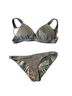 Maaji Print Gray Green Two Piece Swimsuit Size M - photo 1