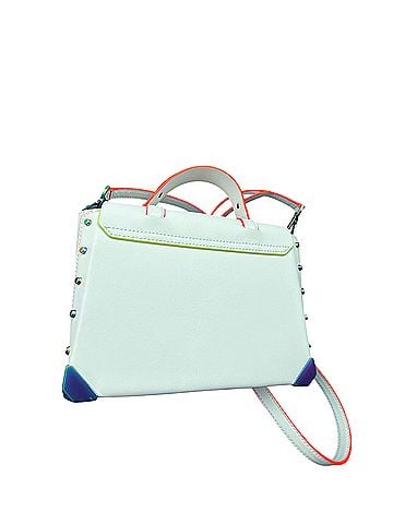 Michael Kors Leather Satchel (view 2)