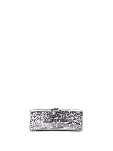 Balenciaga Hourglass Top Handle Bag Crocodile Embossed Leather XS (view 2)
