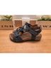 Taos 100% Leather Blue Sandals Size 7 1/2 - photo 3