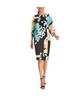 Chico's Floral Polka Dots Multi Color Casual Dress Size 1 - photo 5