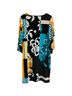 Chico's Floral Polka Dots Multi Color Casual Dress Size 1 - photo 3