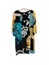 Chico's Floral Polka Dots Multi Color Casual Dress Size 1 - photo 1