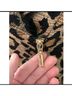 Chico's Animal Print Multi Color Jacket Size 1 - photo 8