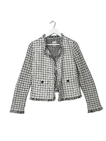 Nic + Zoe Grid Fringe Mix Knit Jacket (view 1)
