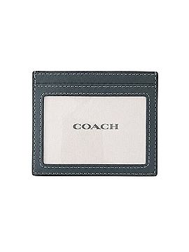 Coach Quilted Denim Slim Cardholder Wallet Card Holder  (view 2)