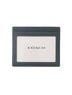 Coach Solid Blue Card Holder  One size - photo 2