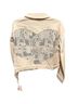 Avec Les Filles Floral Hearts Paisley Black White Jacket Size M - photo 2