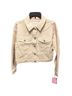 Avec Les Filles Floral Hearts Paisley Black White Jacket Size M - photo 1