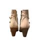 Anthropologie 100% Leather Solid Ivory Ankle Boots Size 7 - photo 2