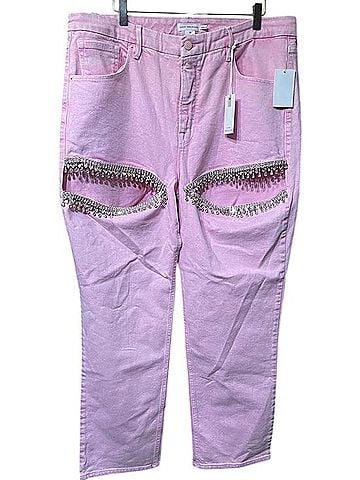 Good American Good Icon Straight Diamond Jeans Jeans (view 2)