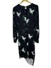 Lipsy Floral Black Cocktail Dress Size 12 - photo 2