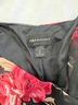 Connected Apparel 100% Polyester Floral Black Red Pink Cocktail Dress Size M - photo 6