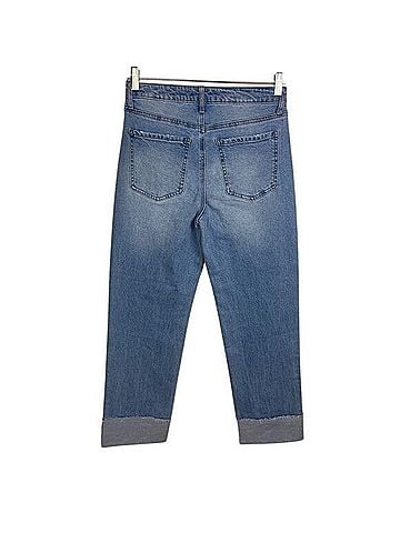 BCBGeneration Mansion Wash Mega Cuff Wide Leg Jeans (view 2)