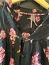 Anthropologie Floral Black Pink Blouse Size L - photo 3