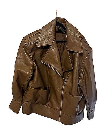 Ashley Graham Faux Leather Jacket (view 1)