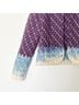 NSF 100% Cotton Checkered-gingham Purple Blue Jacket Size S - photo 8