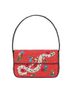 STAUD 100% Other Print Red White Shoulder Bag One size - photo 1