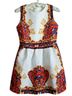 CRFS Paisley Multi Color Cocktail Dress Size M - photo 1