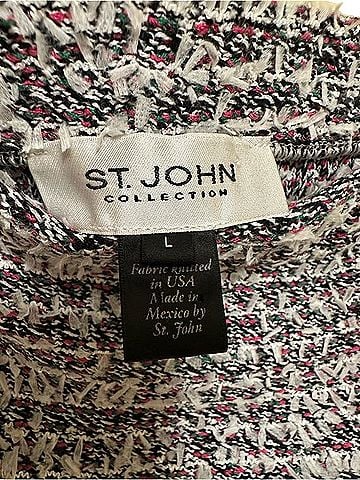 St. John Boucle Knit Skirt Wool Skirt (view 2)