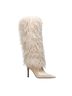 Michael Kors 100% Leather White Tan Multi Color Boots Size 10 - photo 2