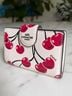 Coach 100% Leather Print White Pink Leather Wallet One size - photo 13