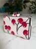 Coach 100% Leather Print White Pink Leather Wallet One size - photo 15