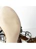 Jeffrey Campbell 100% Leather Snake Print Black White Heels Size 9 1/2 - photo 8
