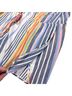 Diane von Furstenberg Stripes Multi Color Romper Size XS - photo 6