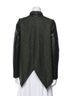Derek Lam 10 Crosby 70% Wool 30% Nylon 96% Polyester 4% Spandex 100% Lambskin Tweed Black Green Jacket Size 4 - photo 2