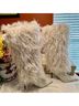 Michael Kors 100% Leather White Tan Boots Size 9 - photo 5