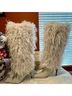 Michael Kors 100% Leather White Tan Boots Size 9 - photo 9
