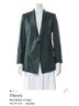 Theory 100% Wool Green Blazer Size 8 - photo 4
