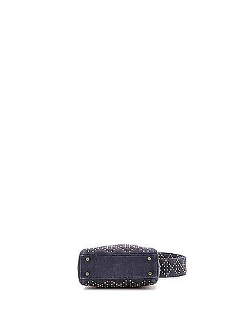 Christian Dior Supple Lady Dior Bag Cannage Studded Denim Mini (view 2)