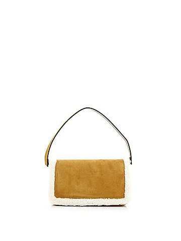 Gucci Horsebit 1955 Shoulder Bag Suede with Shearling Mini (view 2)